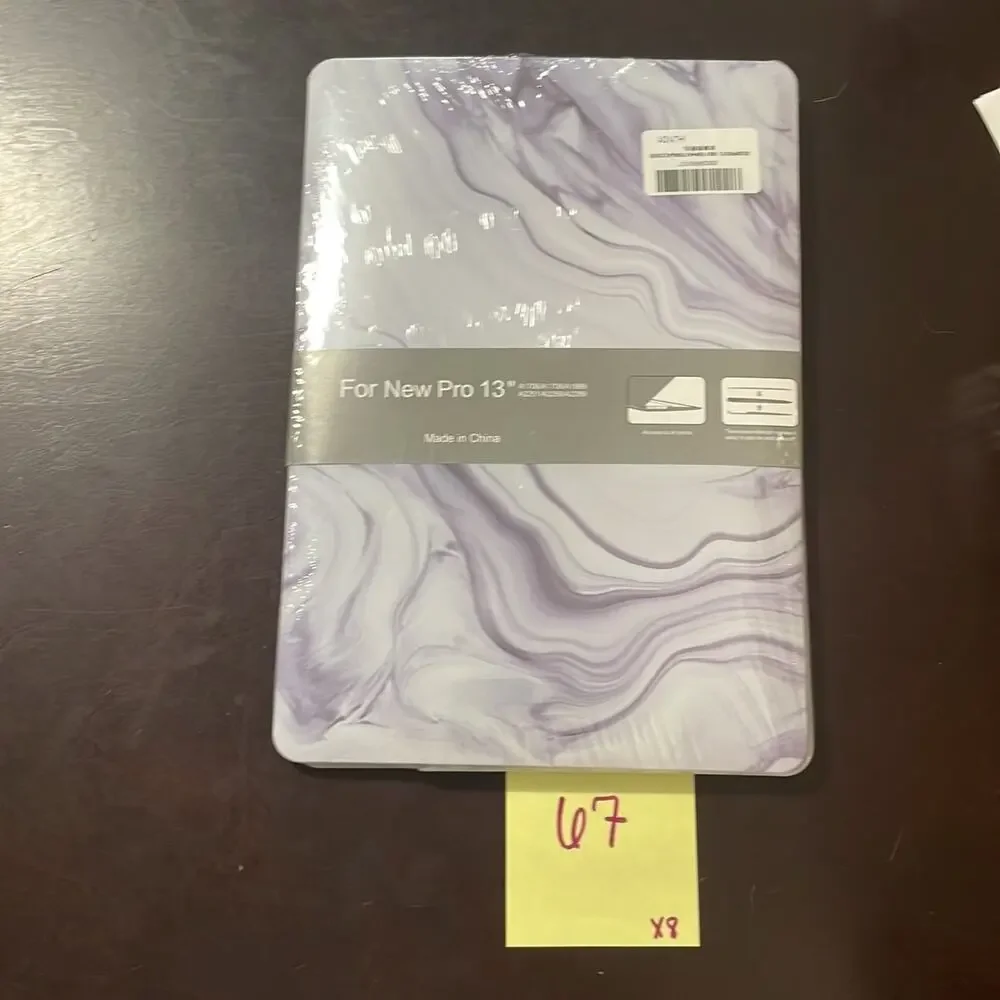 MacBook New Pro 13” purple marble design shell